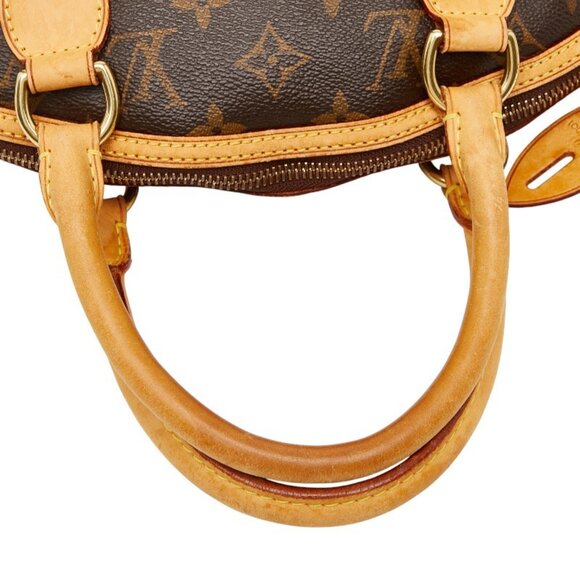 LOUIS VUITTON Brown Monogram Leather Lockit Tote Bag - Picture 8 of 12